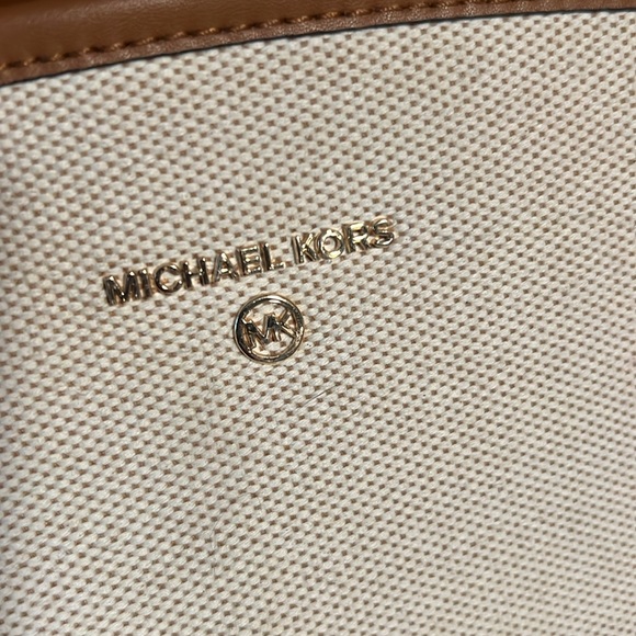 Michael Kors Jane Large Canvas Tote Bag barely used - Picture 4 of 10